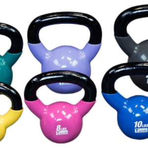 Body Solid KBVS70 Vinyl Coated Kettlebell Set 5-20 lb. (New)