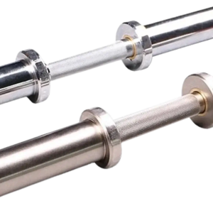 French Fitness 2" Olympic Chrome Dumbbell Handles - Set of 2 (New)