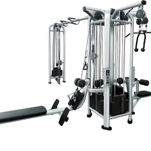 French Fitness FFS Silver 5 Stack Multi Jungle Gym (New)