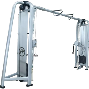 French Fitness FFS Silver Adjustable Cable Crossover (New)