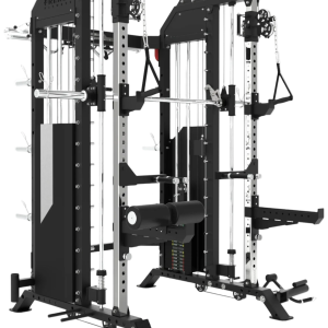 French Fitness FSR110 Light Commercial Functional Rack Trainer Cable Smith Rack w/Counter Balance (New)